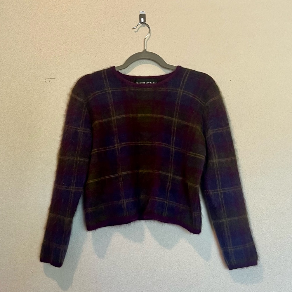 M Vintage, soft, angora and nylon Adrienne Vittadini sweater.